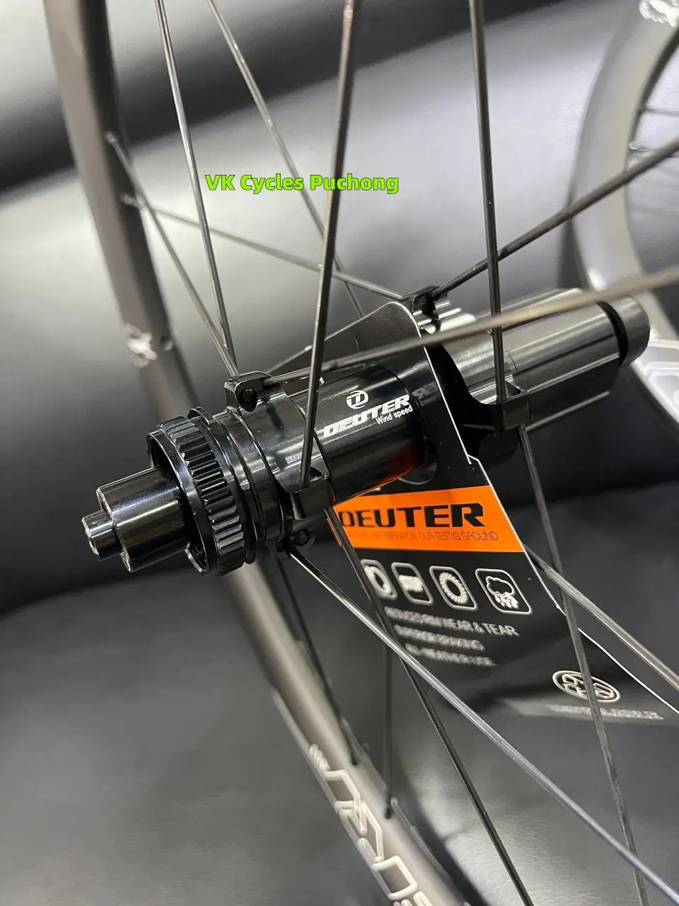 DEUTER 20 inch Alloy WHEELSET 451 QR 100/135mm centre lock 9sp 10sp 11sp - 30mm profile for folding bike - 1.3kg