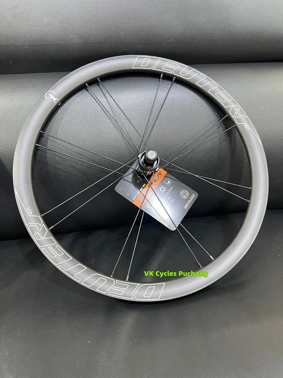 DEUTER 20 inch Alloy WHEELSET 451 QR 100/135mm centre lock 9sp 10sp 11sp - 30mm profile for folding bike - 1.3kg