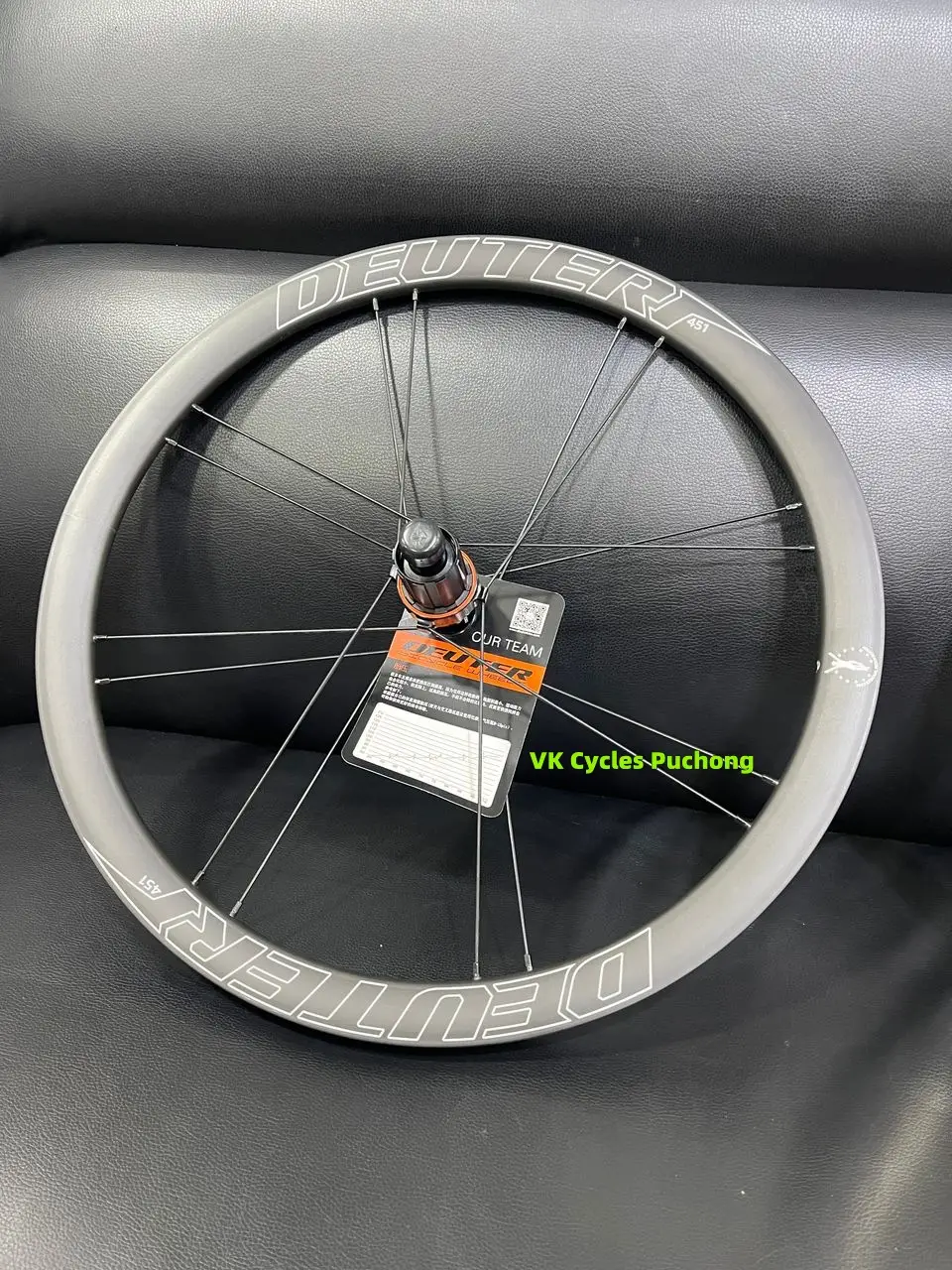 DEUTER 20 inch Alloy WHEELSET 451 QR 100/135mm centre lock 9sp 10sp 11sp - 30mm profile for folding bike - 1.3kg