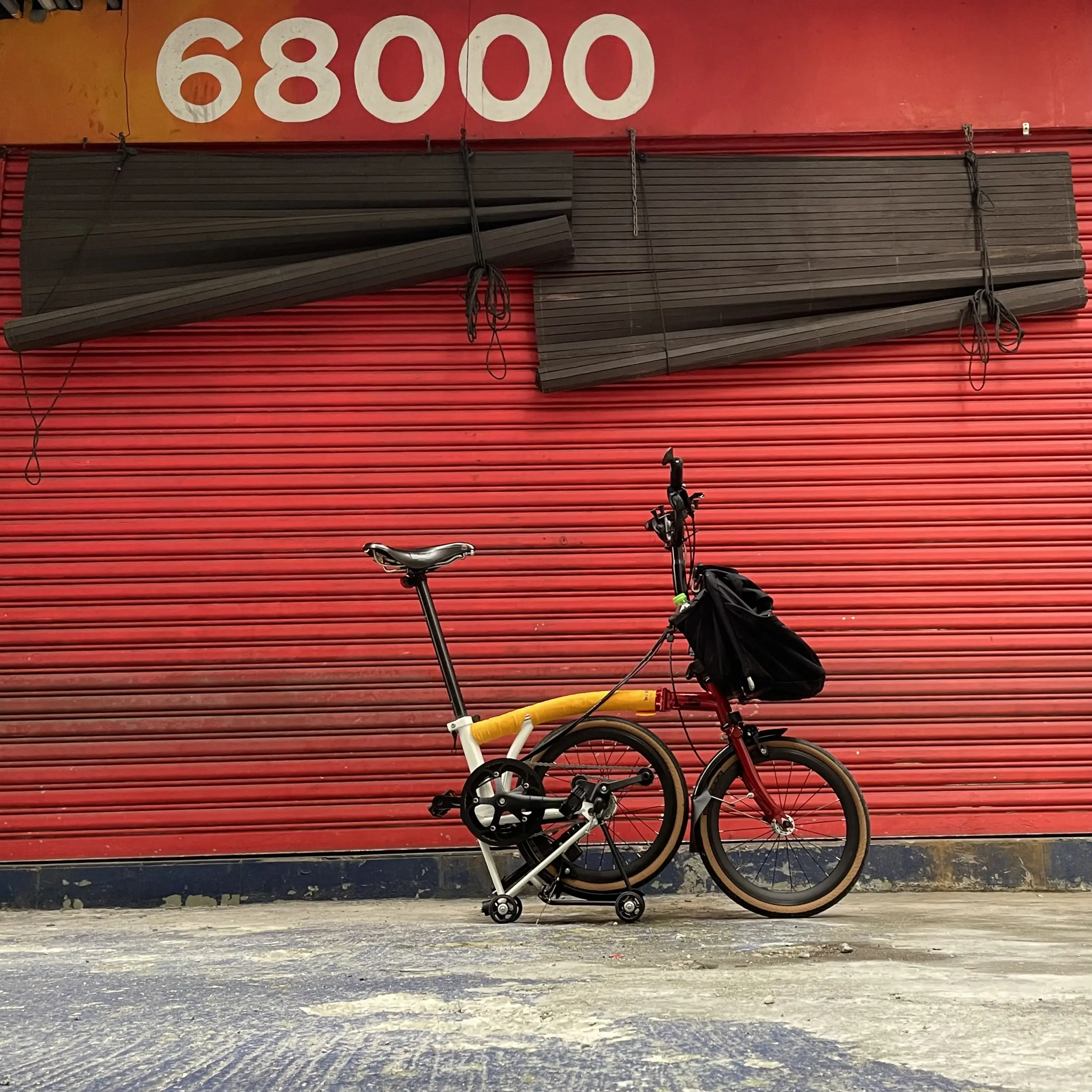 Camp Pikes Trifold Folding Bike
