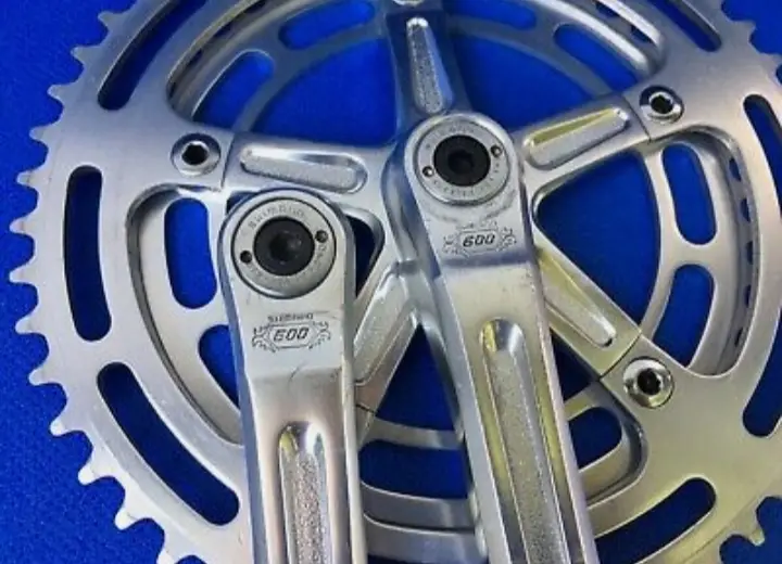 Shimano 600 Arabesque Crankset Vintage