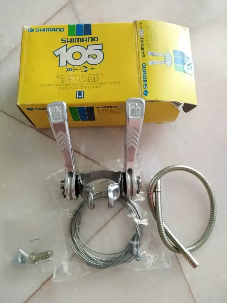 Shimano 105 Golden Aero Downtube Shifter Vintage
