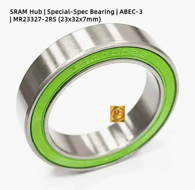 BIKE PRO SRAM Hub | Special-Spec Bearing | ABEC-3 | MR23327-2RS (23x32x7mm) SRAM ROAM