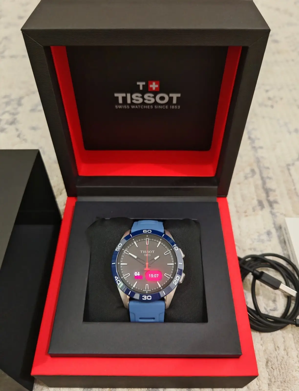 Tissot T- Touch Connect Solar Sport (Blue) Sapphire; Titanium - Brand New !!