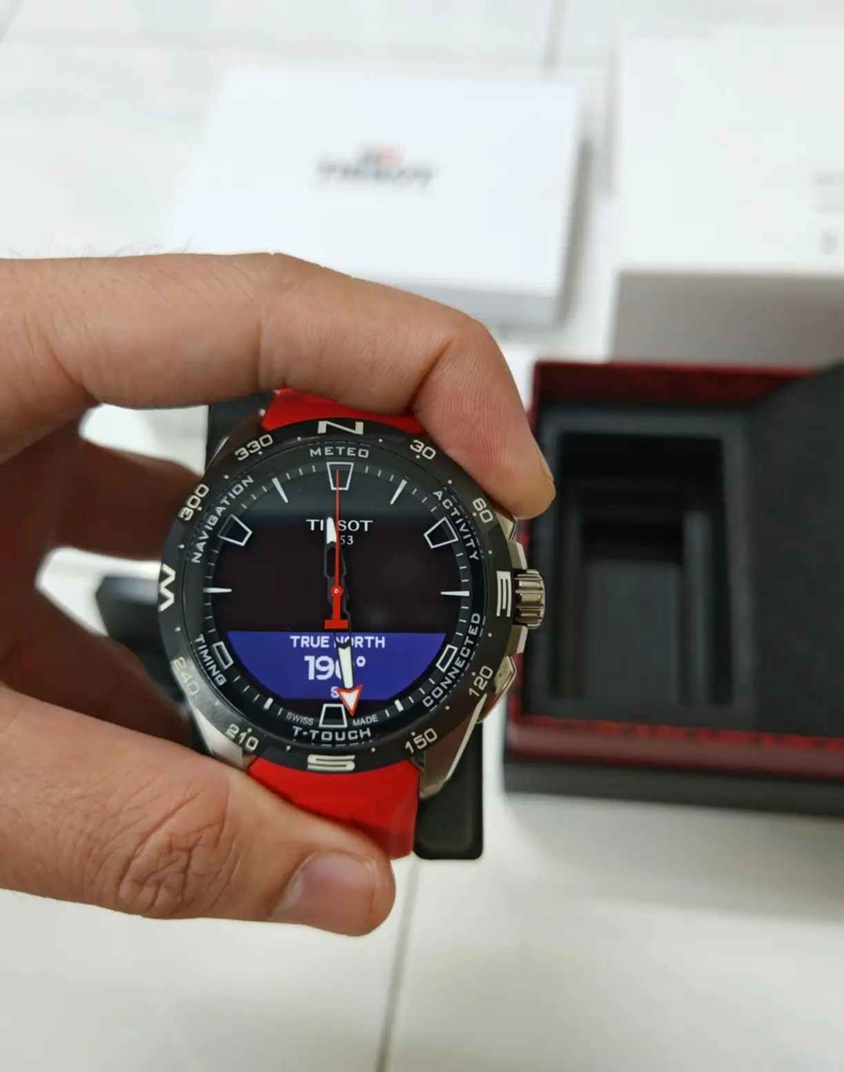 Tissot T- Touch Connect Solar (Red) Sapphire; Titanium - Brand New !!