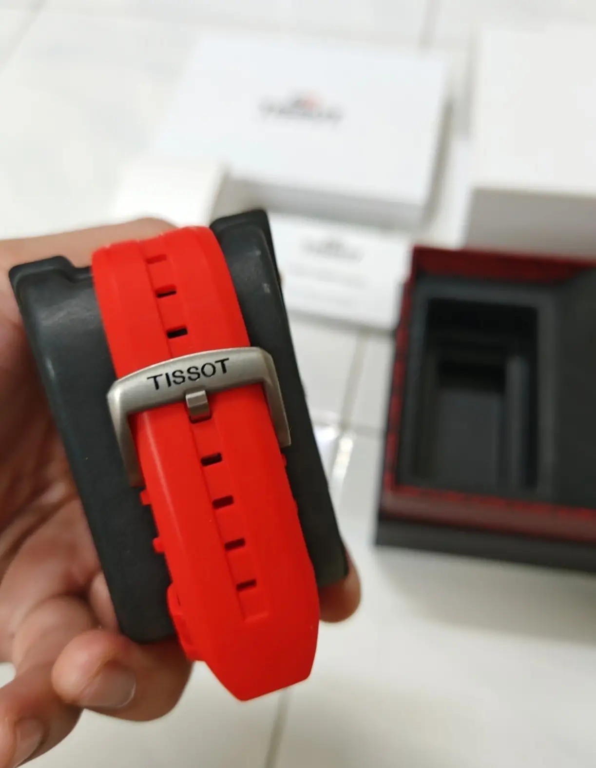 Tissot T- Touch Connect Solar (Red) Sapphire; Titanium - Brand New !!