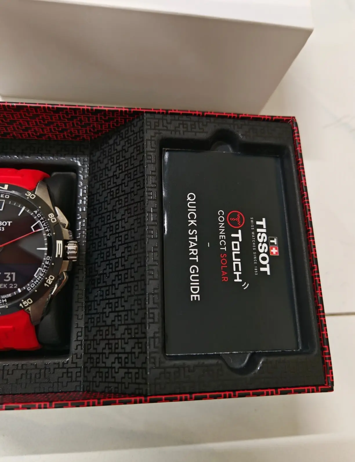 Tissot T- Touch Connect Solar (Red) Sapphire; Titanium - Brand New !!