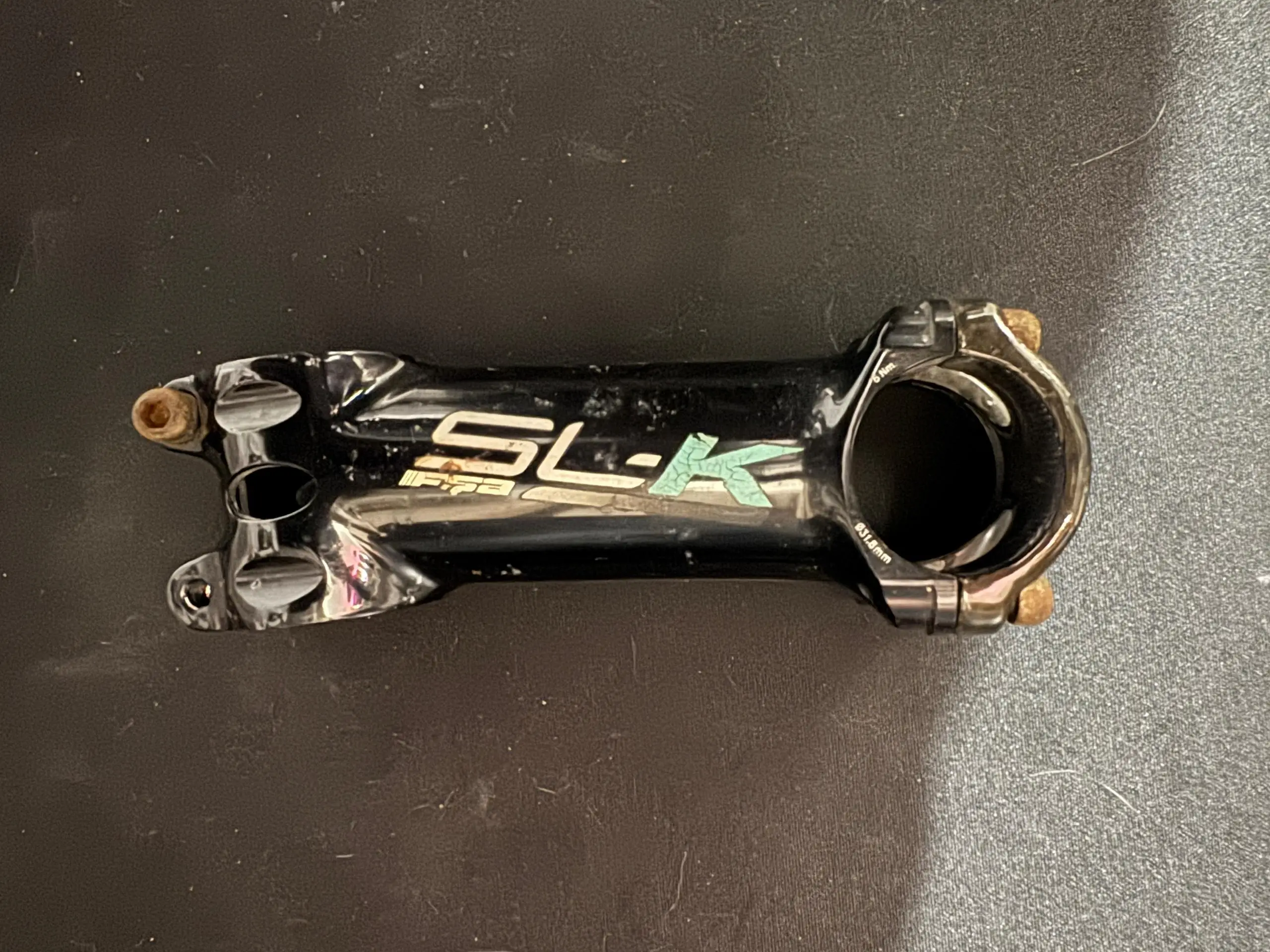 FSA Bianchi Reparto Corse Stem – 100mm ±6° | Carbon Faceplate