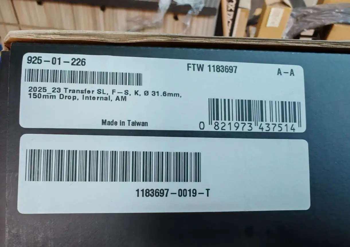 Fox Factory Transfer Dropper (31.6mm) 150mm - (Brand New !!)