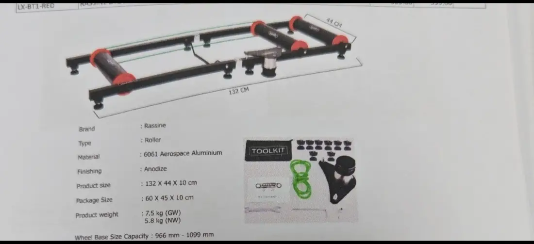 Rassine Roller (Black/Red) - Brand New !!!