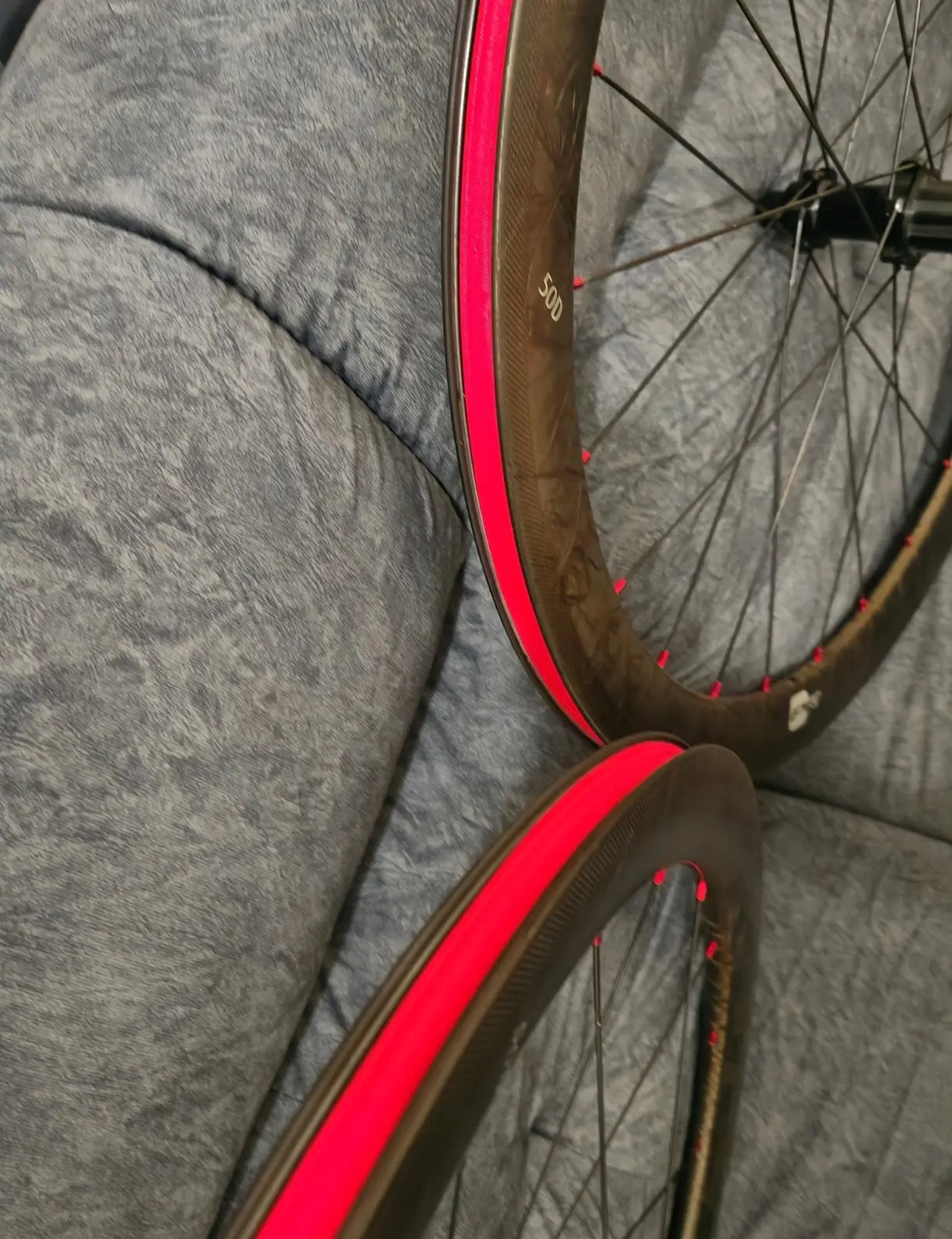 ProLite Carbon Wheelset with tires (50mm) Clincher;Shimano Bodyhub (Brand New!)