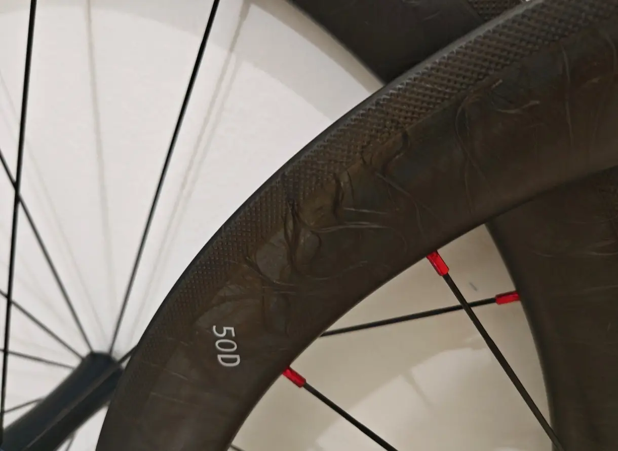 ProLite Carbon Wheelset with tires (50mm) Clincher;Shimano Bodyhub (Brand New!)