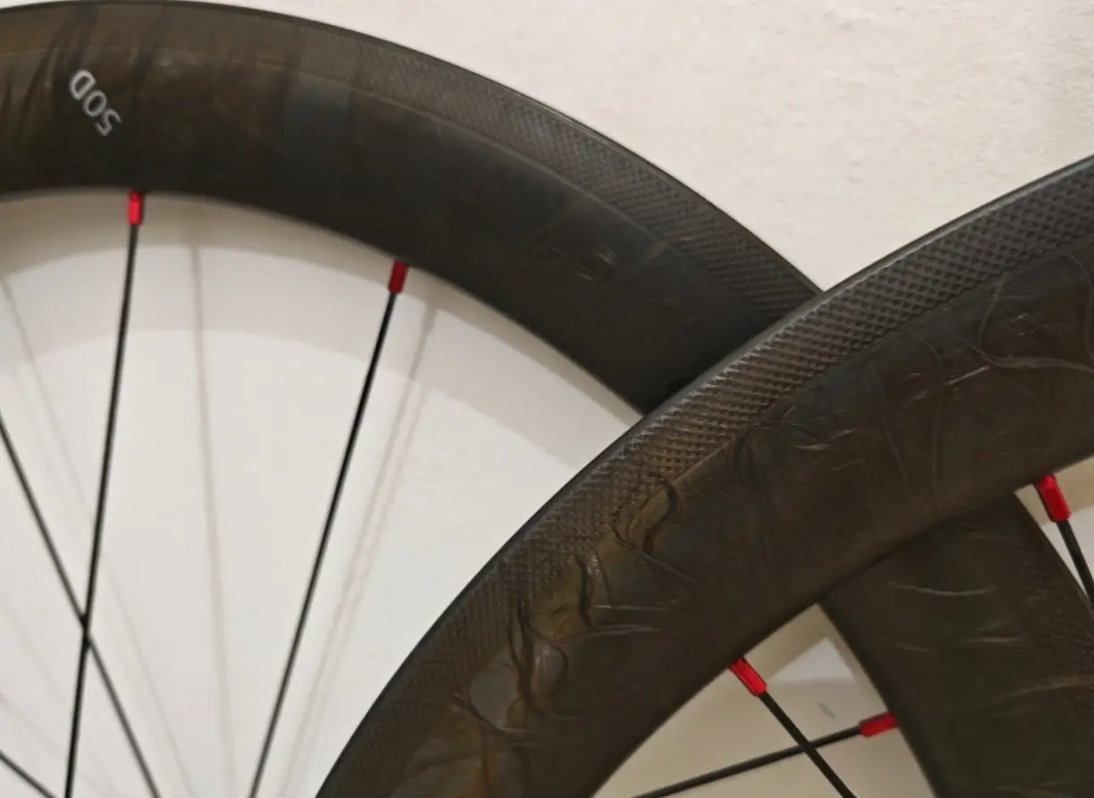 ProLite Carbon Wheelset with tires (50mm) Clincher;Shimano Bodyhub (Brand New!)