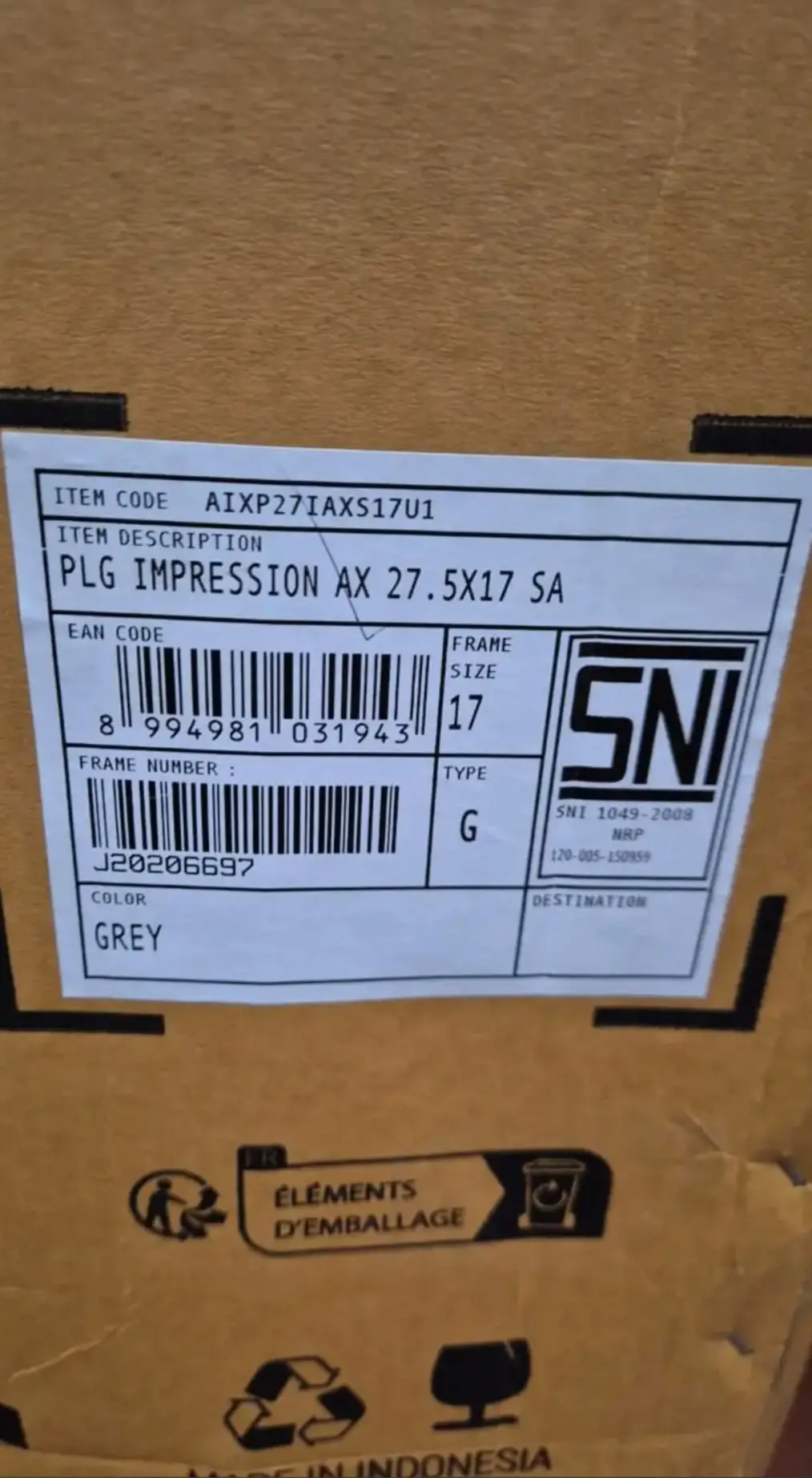 Polygon Impression AX Tandem (27.5er) - Brand New !!