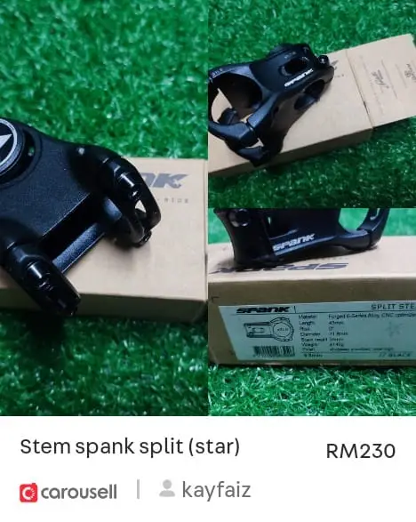 Stem spank (split star)