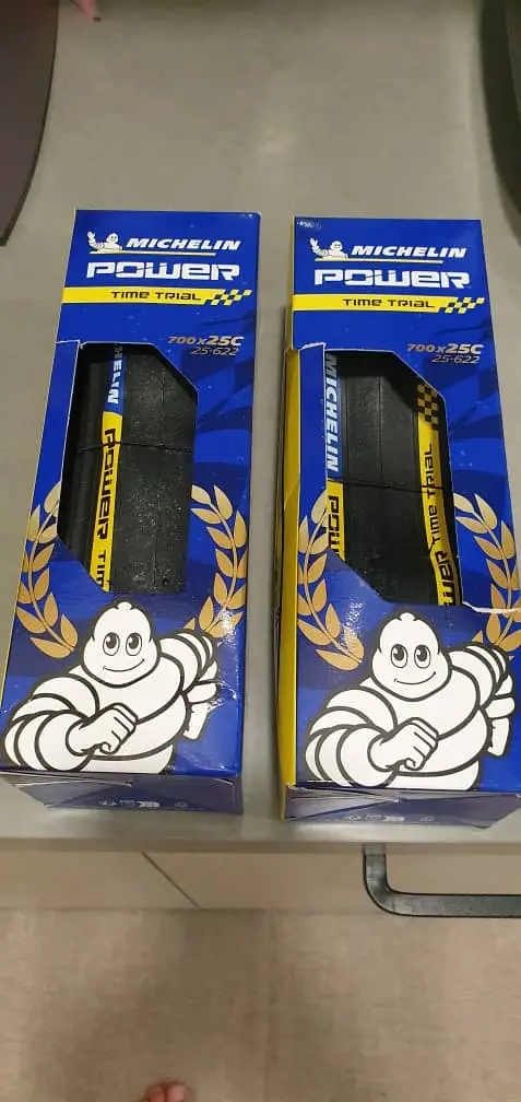 Michelin Power Time Trial Clincher 700x25c (Fastest Clincher Tire) One Pair