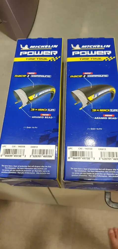 Michelin Power Time Trial Clincher 700x25c (Fastest Clincher Tire) One Pair