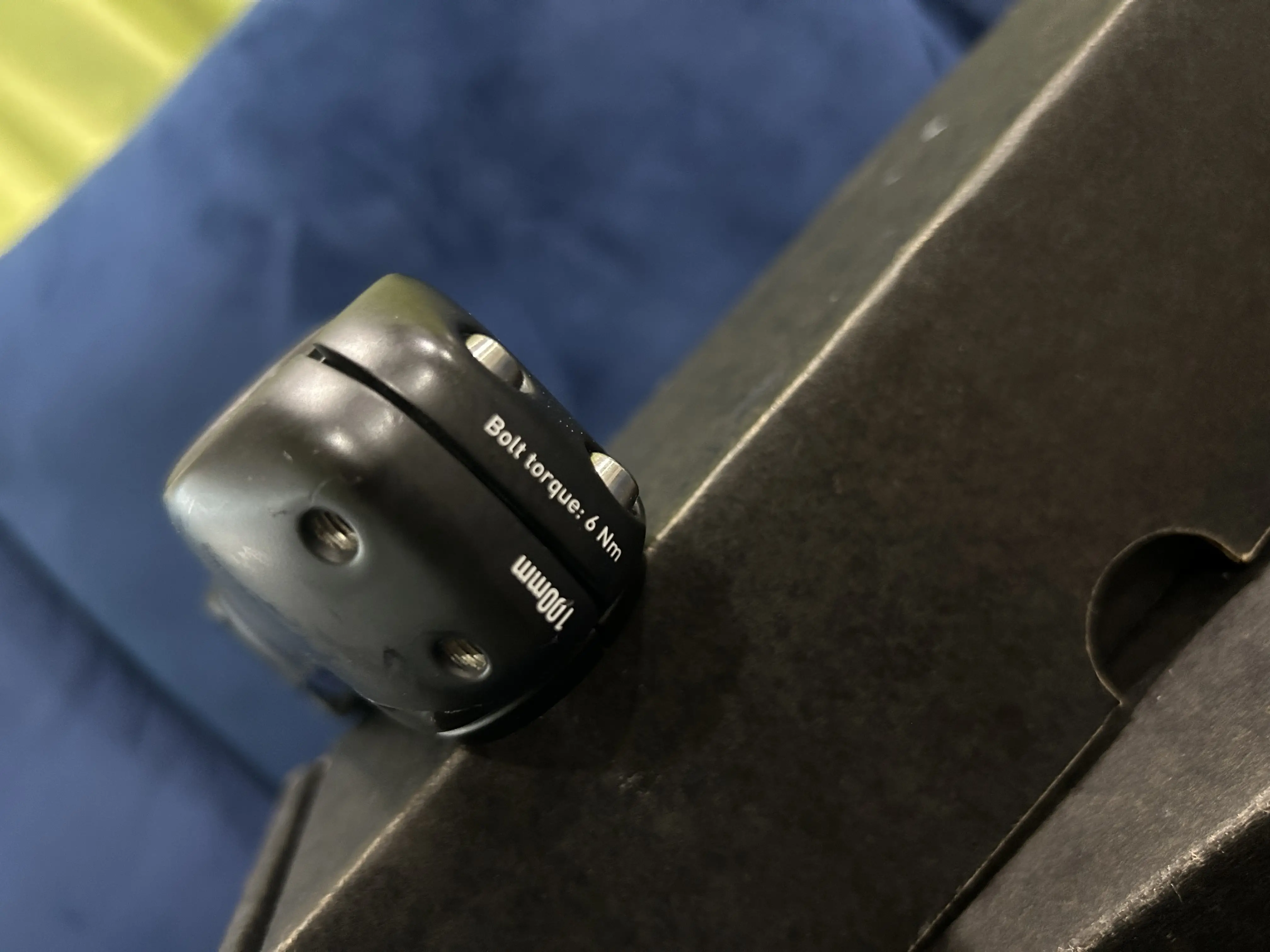 Stem : ENVE Composites Aero Road - 100mm with Enve Aero Stem meter support compatible with Garmin Wahoo GoPro