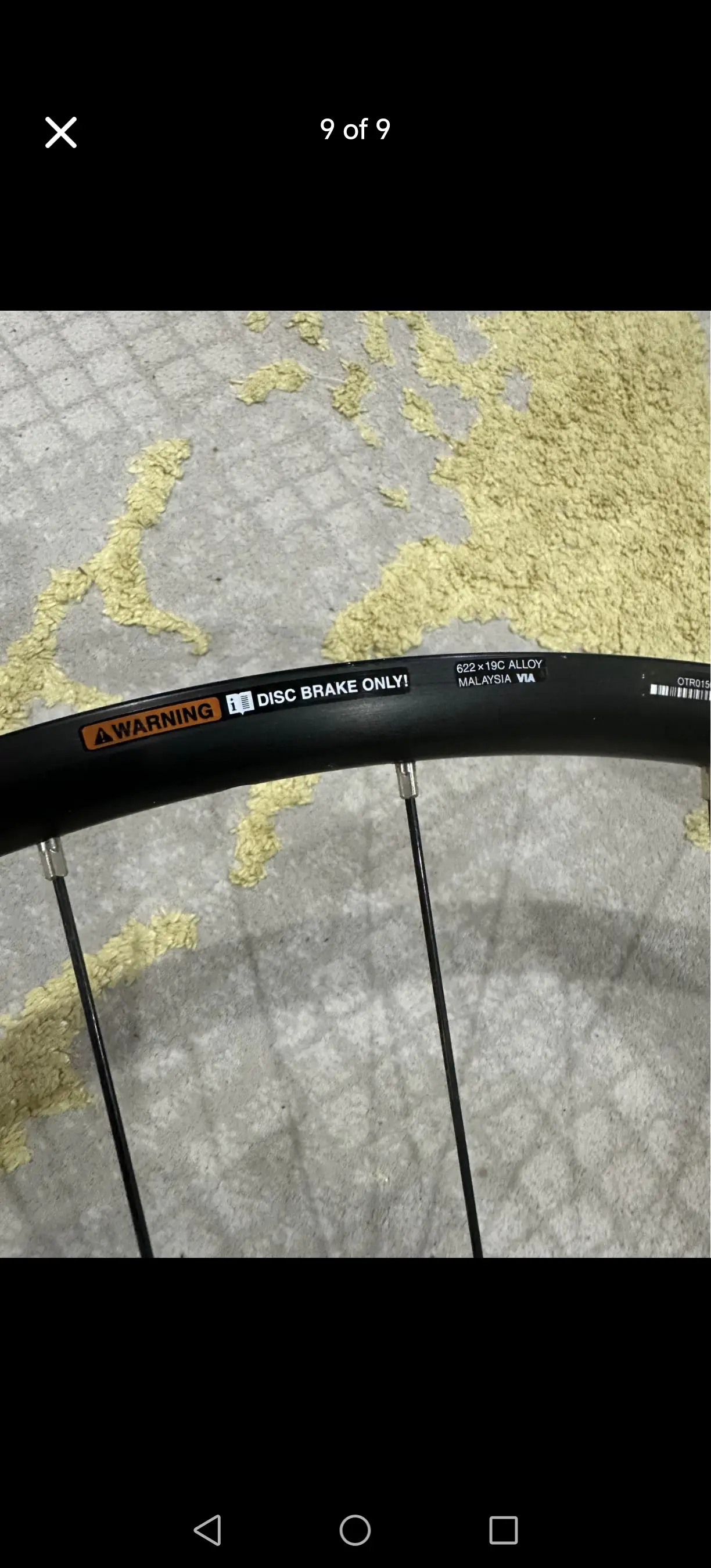 Wheelset Shimano Ultegra WH-RS770 Disc (Like New !!) Wheelset Only !