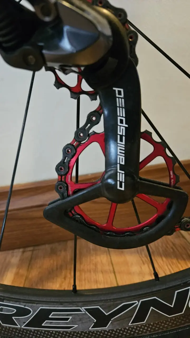 Bianchi Intenso "Pro-Build" Edition Full carbon endurance road bike, meticulously upgraded for performance and power tracking.