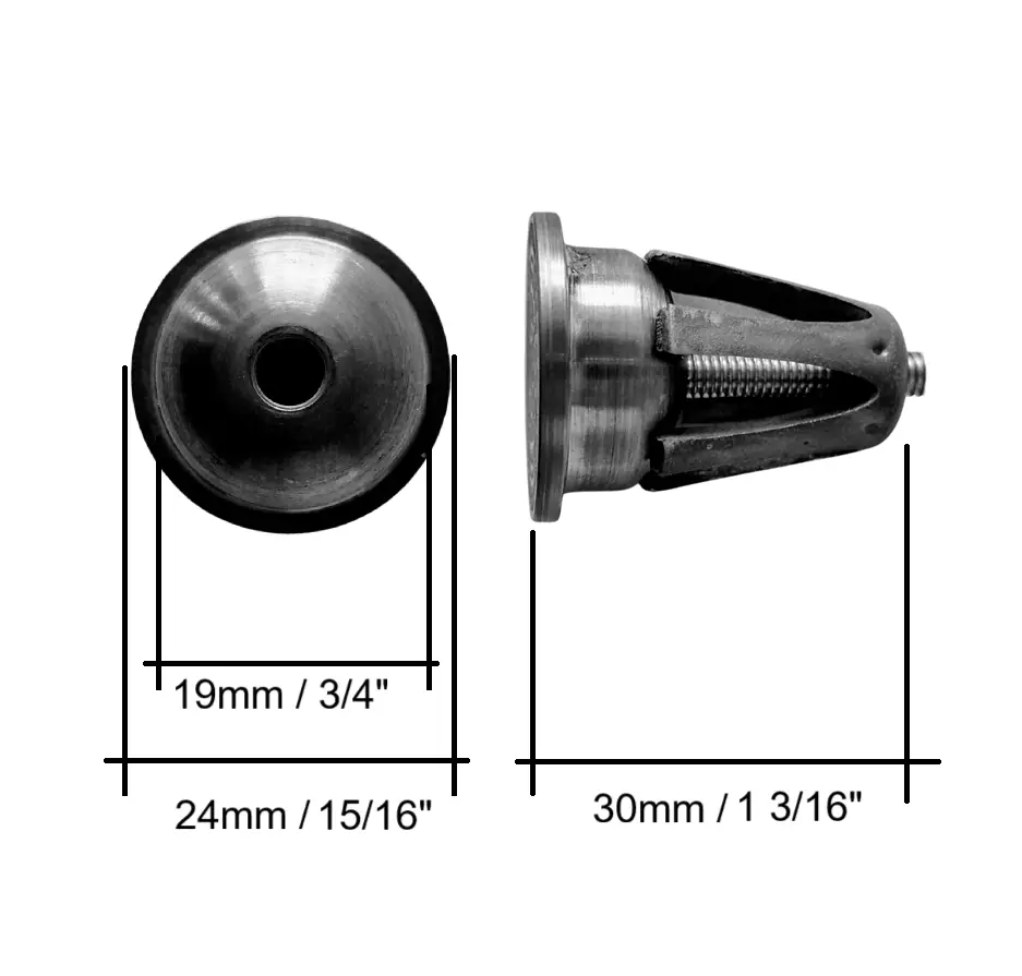 Titanium Handlebar End Cap