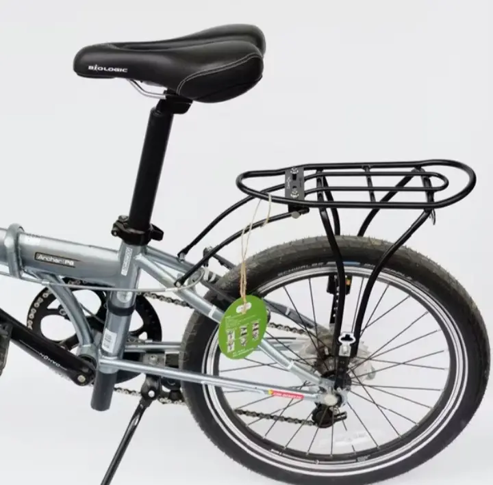 [PRICE: RM90] [New] Dahon DOKOOL series Height Adjustable Aluminum Rear Rack (fit 16-20 inch foldie frame V-brake with eyelet)