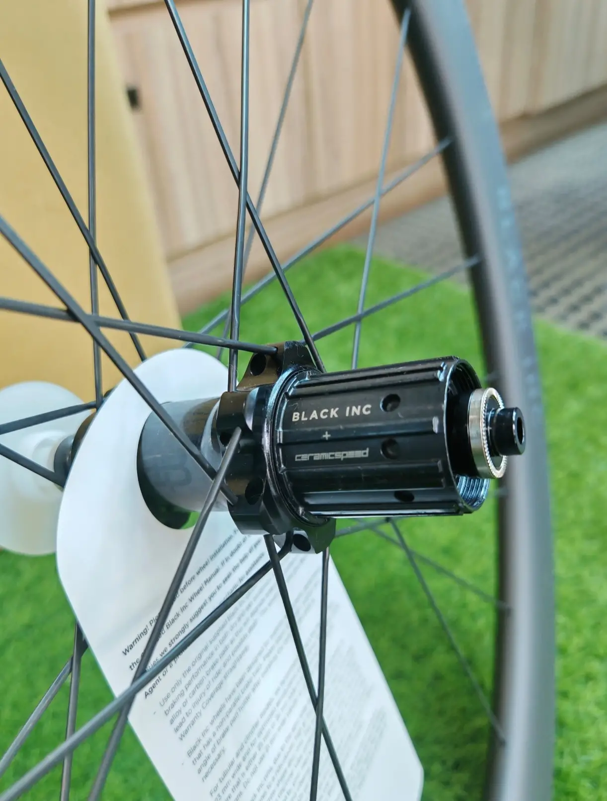 Black-Inc SIXTY Rim-Brake (Ceramic Speed) Clincher;2WF 60mm - Brand New !!