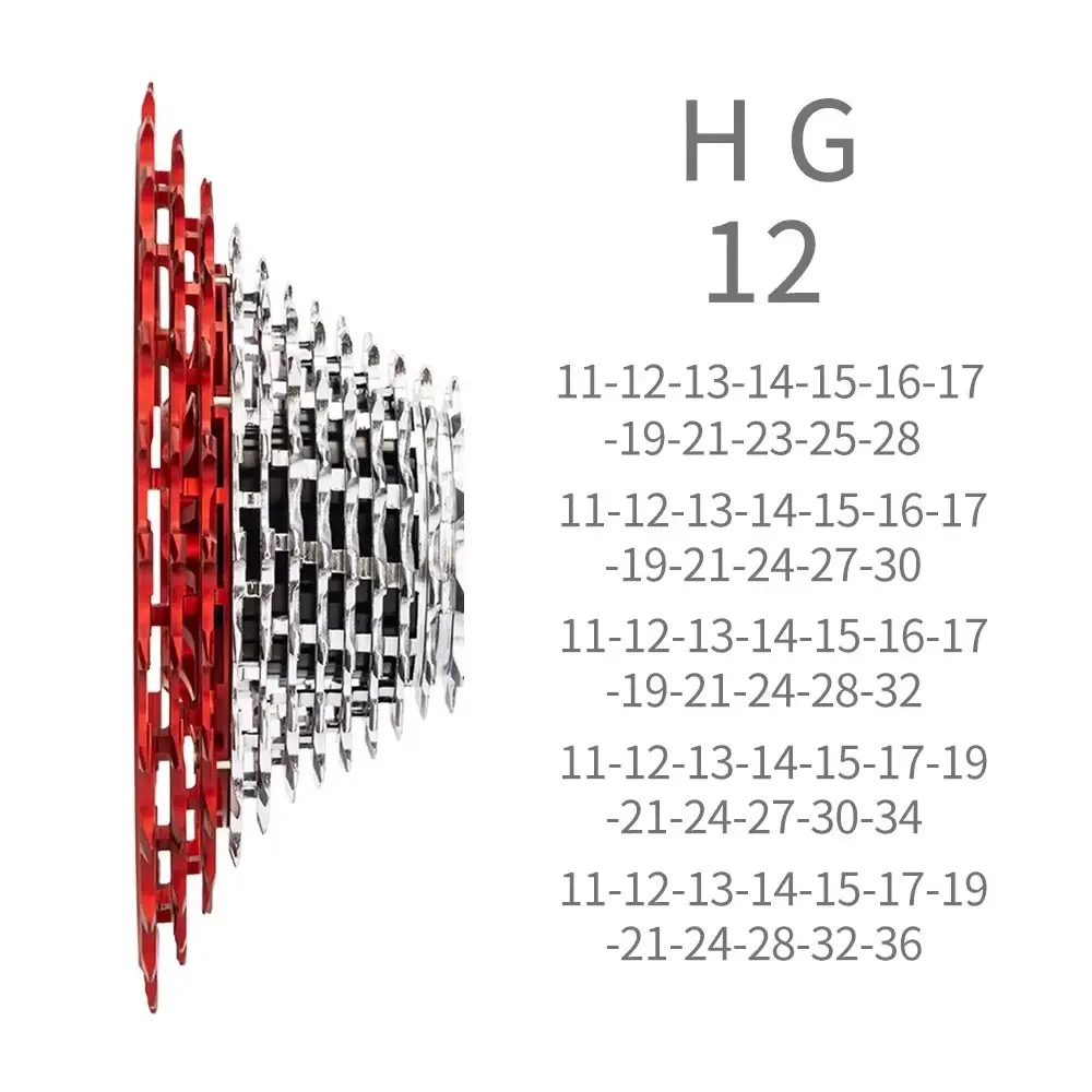Sunshine Road Bike SLR Ultra-Light Color Cassette 11-Speed 12-Speed 11-28T 11-30T 11-32T 11-34T 11-36T HGR 120–165g