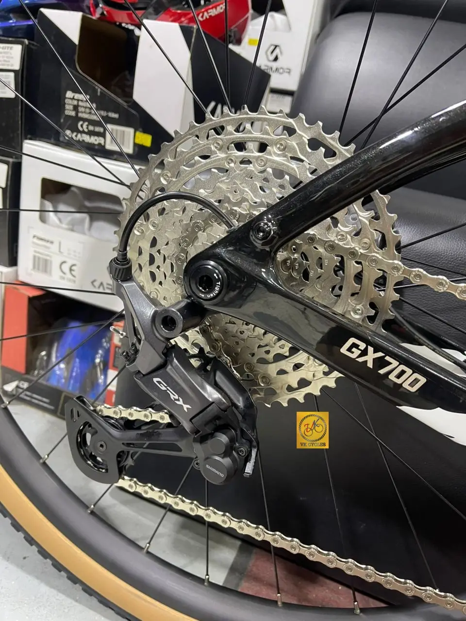 [2026] Camp GX700 Carbon Gravel Bike Integrated Handlebar FULL Shimano GRX820 GR822 M6100 51T 1x12 speed 9.9kg