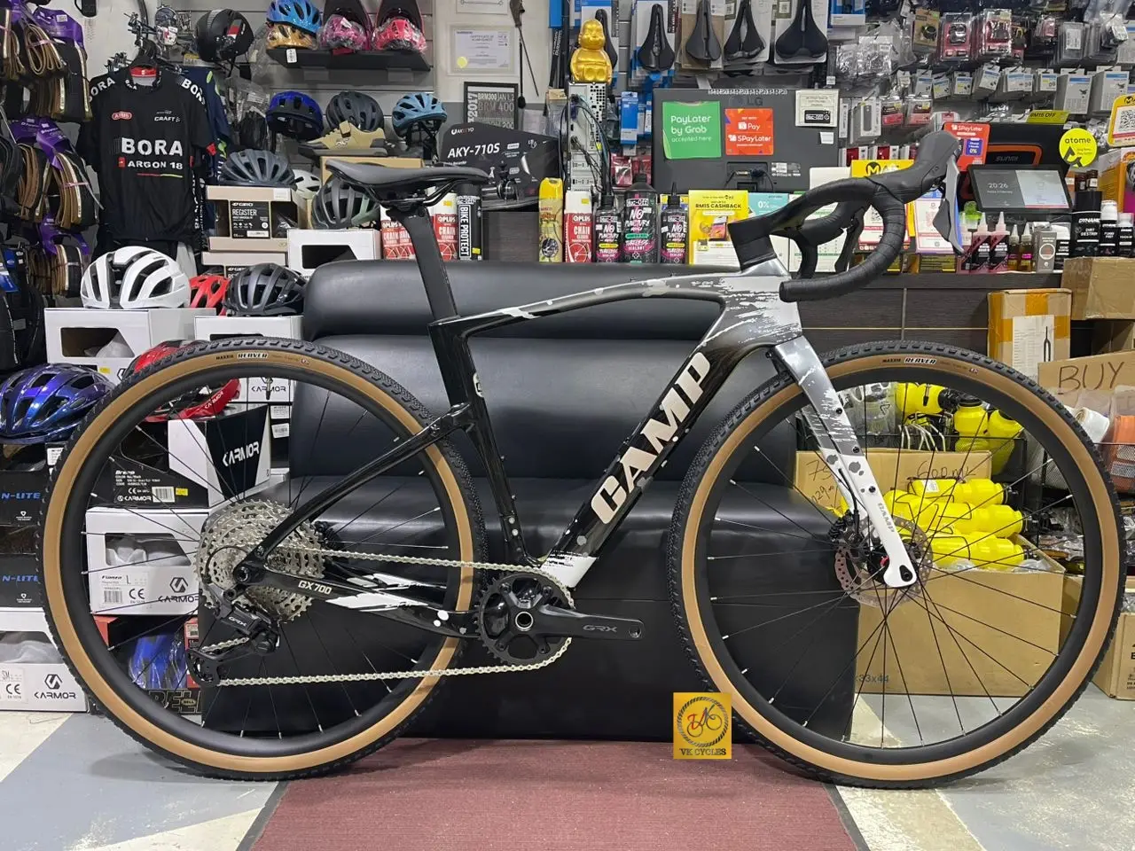 [2026] Camp GX700 Carbon Gravel Bike Integrated Handlebar FULL Shimano GRX820 GR822 M6100 51T 1x12 speed 9.9kg