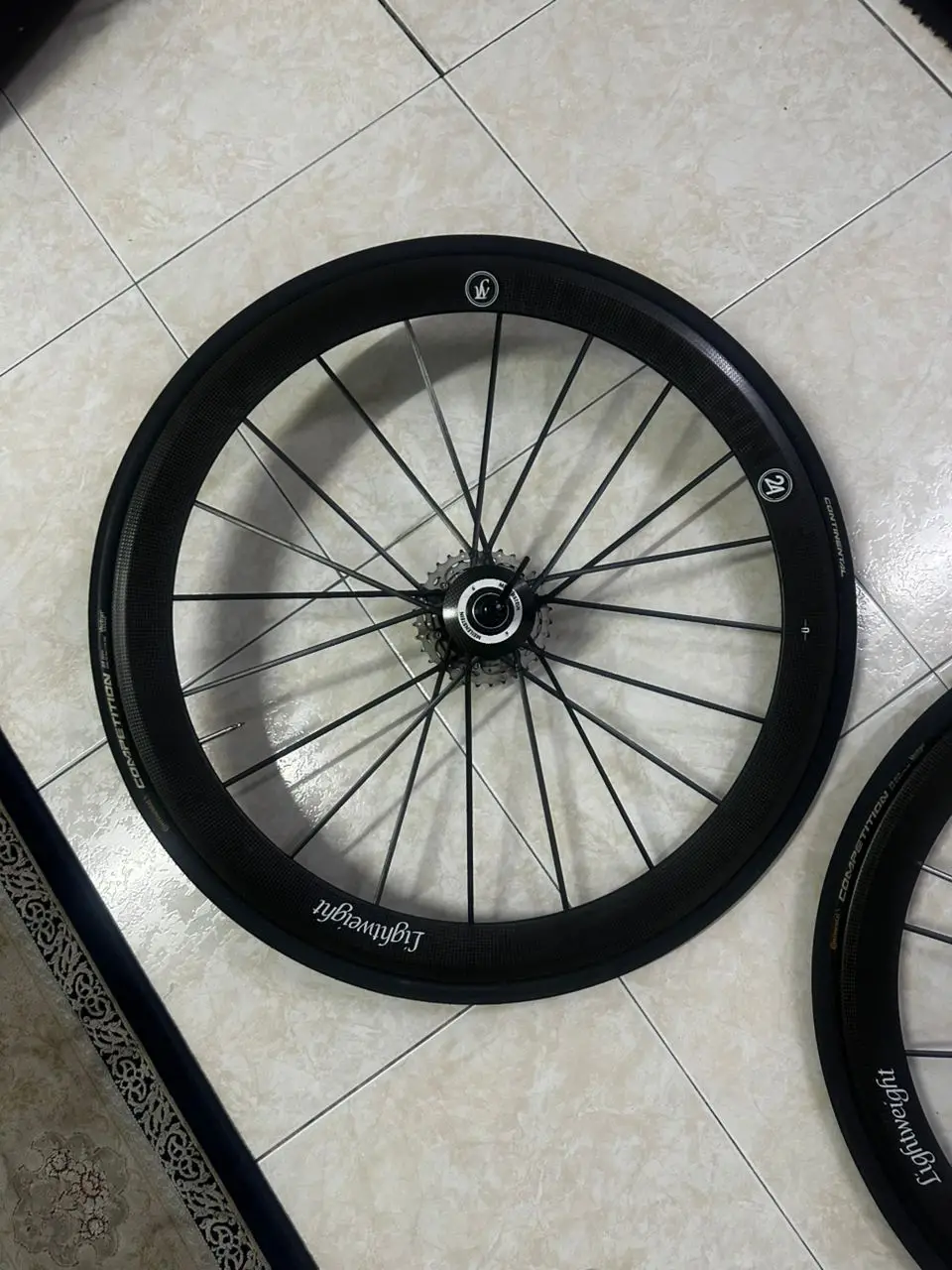 Lightweight Meilenstein T24 Carbon Tubular Wheelset 700c RimBrake (Used Like New !!!)