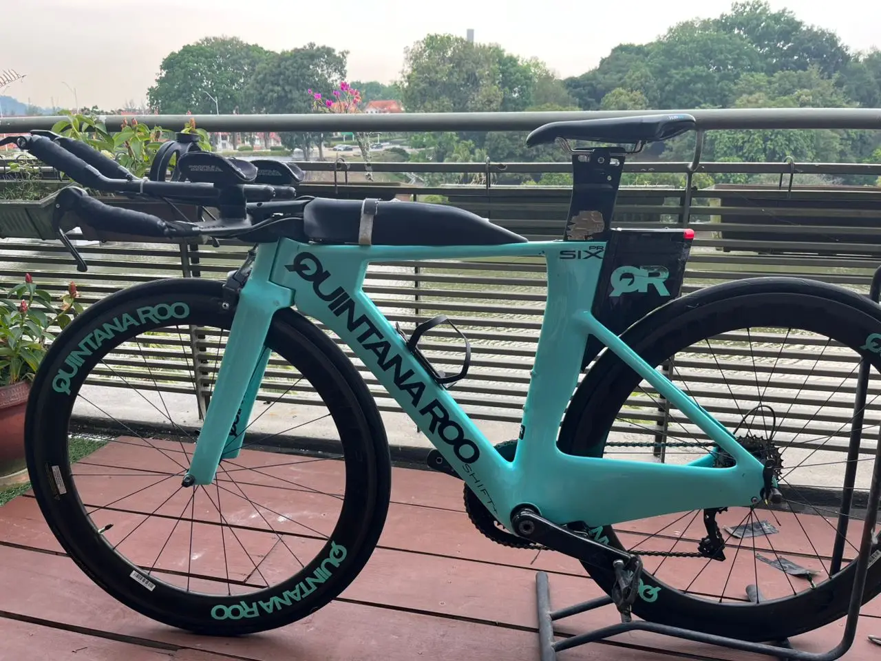 Quintana Roo PRsix Tri Bike – Carbon / Ultegra / Aero Wheels
