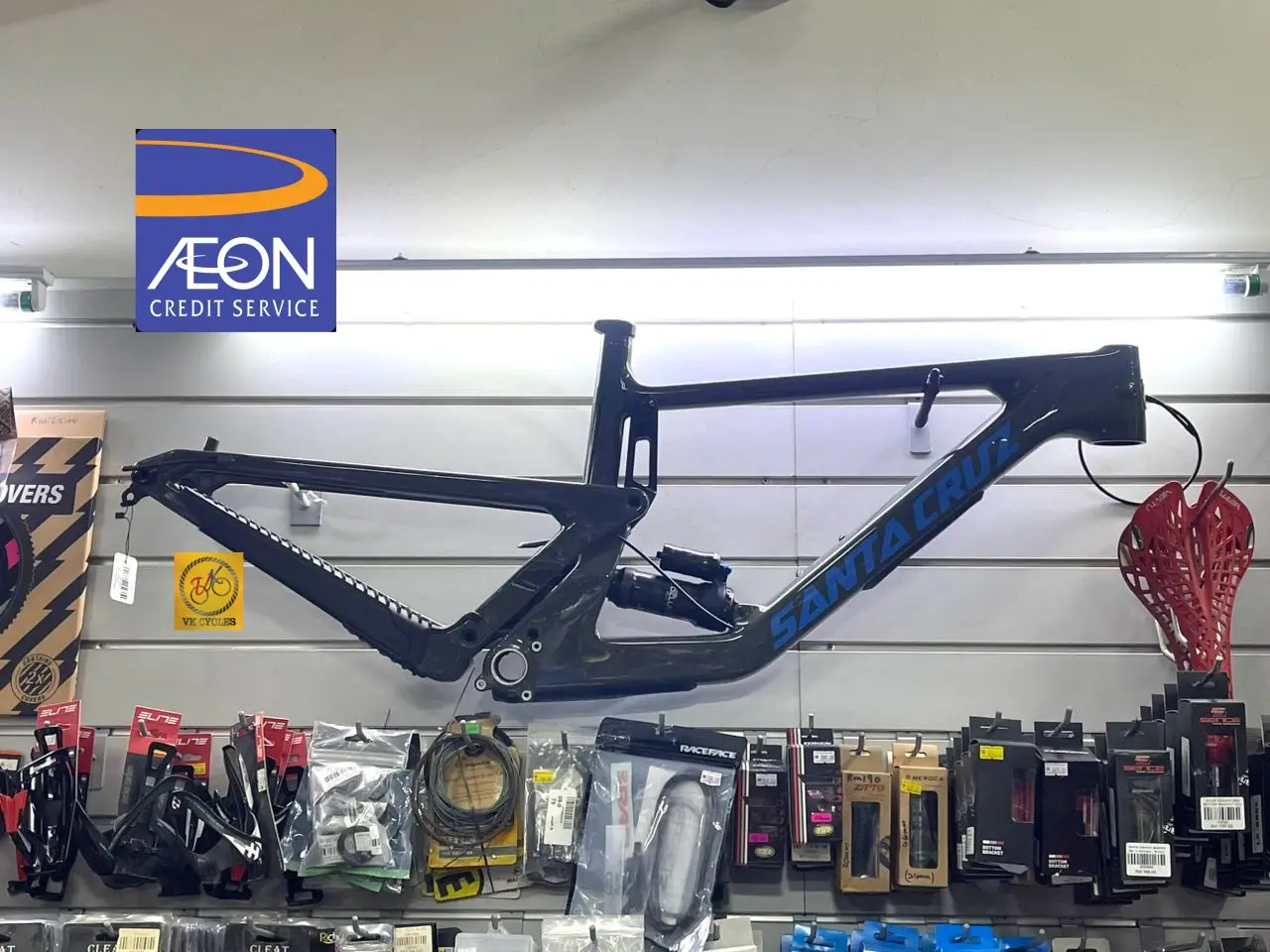 Santa Cruz Bronson Carbon 29" 27.5" Mullet setup Medium Gloss Moss and Blue + RockShox Super Deluxe Select+ Frameset