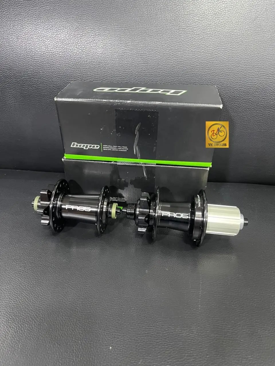 HOPE PRO 5 HUB 32-HOLE 6-BOLT QUICK RELEASE BLACK FRONT & REAR HG (Shimano9-11sp), MS (NEW Shimano 12spd), XD (SRAM 12s)