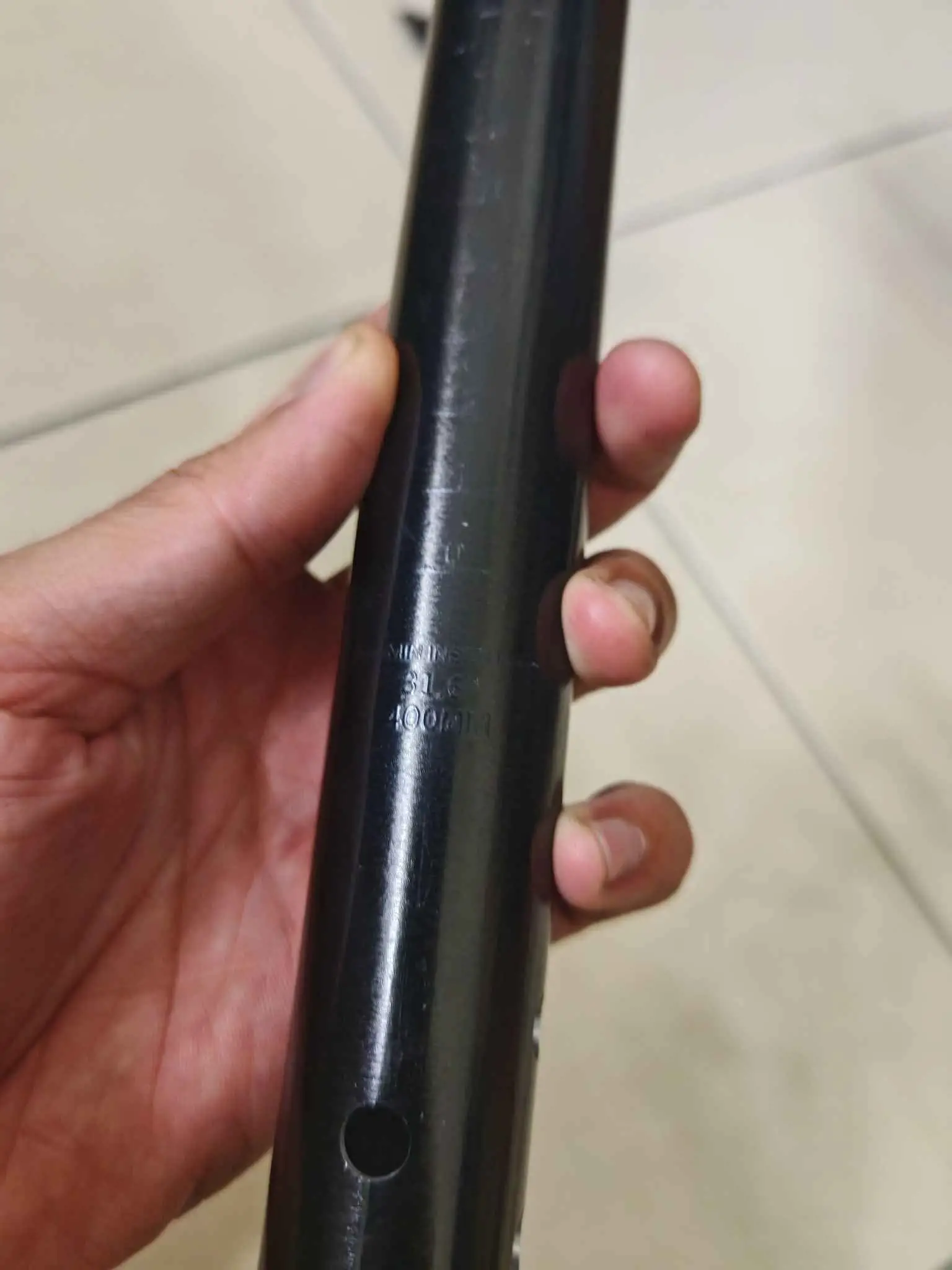 Velopro Lightweight alloy seatpost (31.6mm;400mm) - Brand New !!!