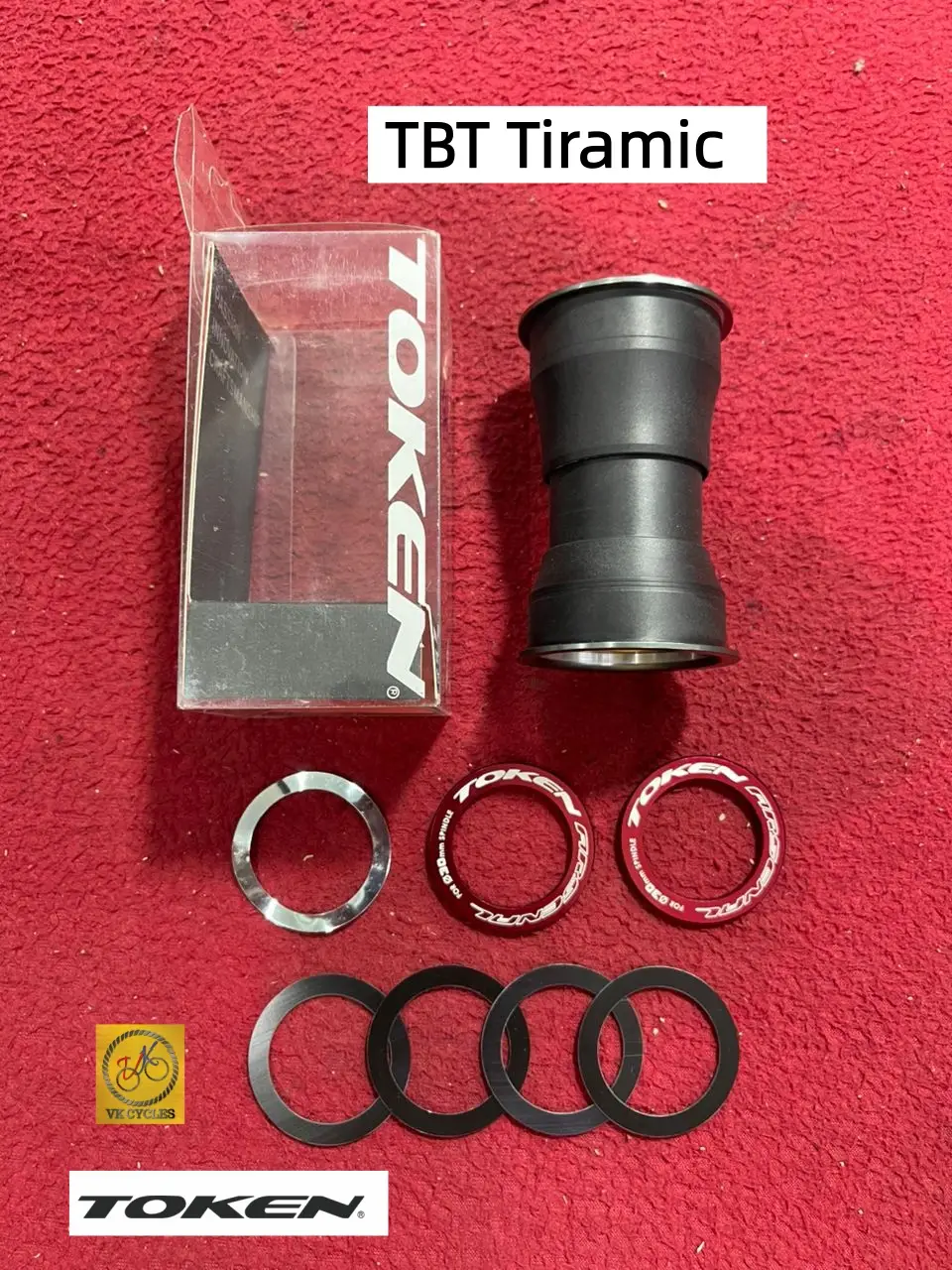 [Taiwan] TOKEN BOTTOM BRACKET PF30 BB386 / BB392 (Ø46 × 86.5 / 92mm) Cannondale PF30A (Ø46 × 73mm) Premium & TBT Tiramic