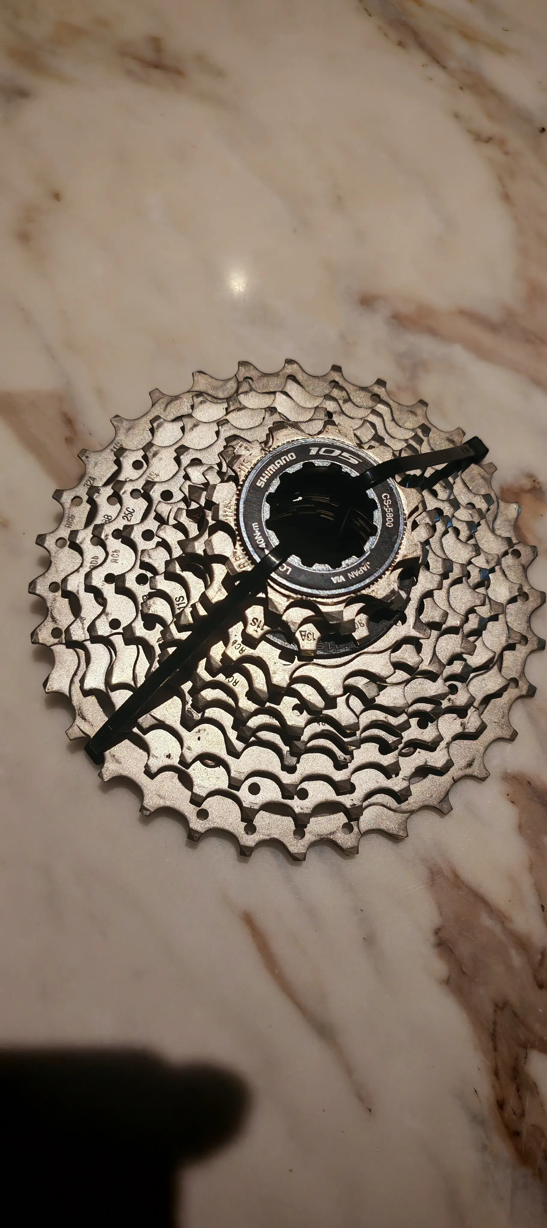 Shimano 105 CS‑5800 Cassette – 10 Speed (Used, Good Condition)