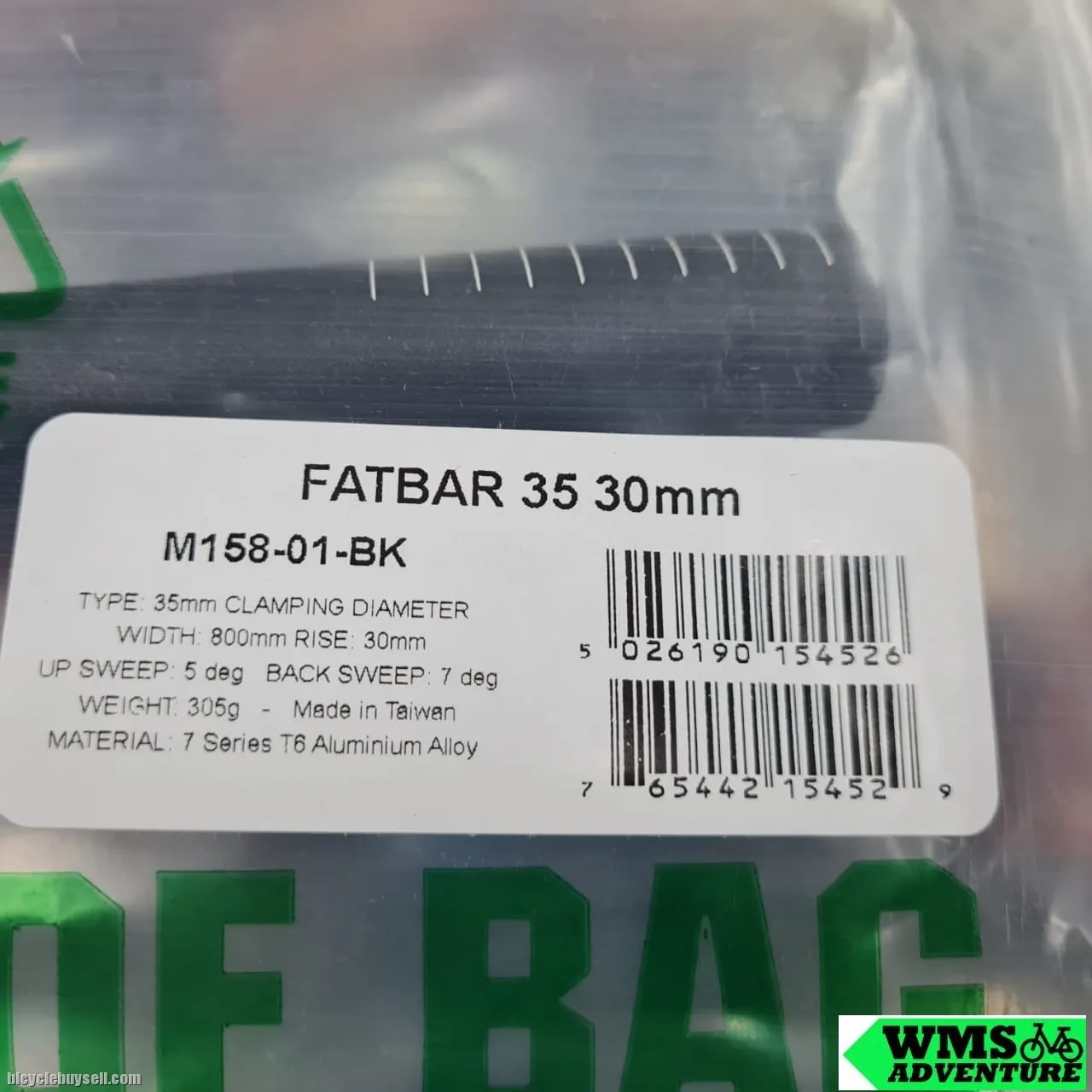 RENTHAL FATBAR 35 dia 35mm 800mm MTB Handlebar Aluminium