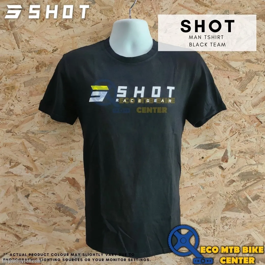 SHOT T-SHIRT MAN BLACK / WHITE TEAM