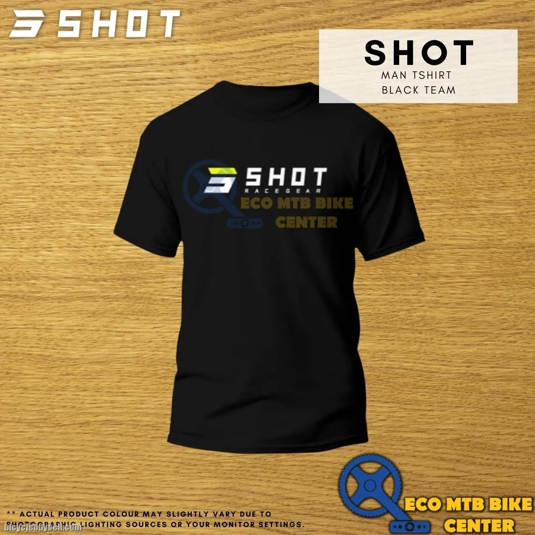 SHOT T-SHIRT MAN BLACK / WHITE TEAM