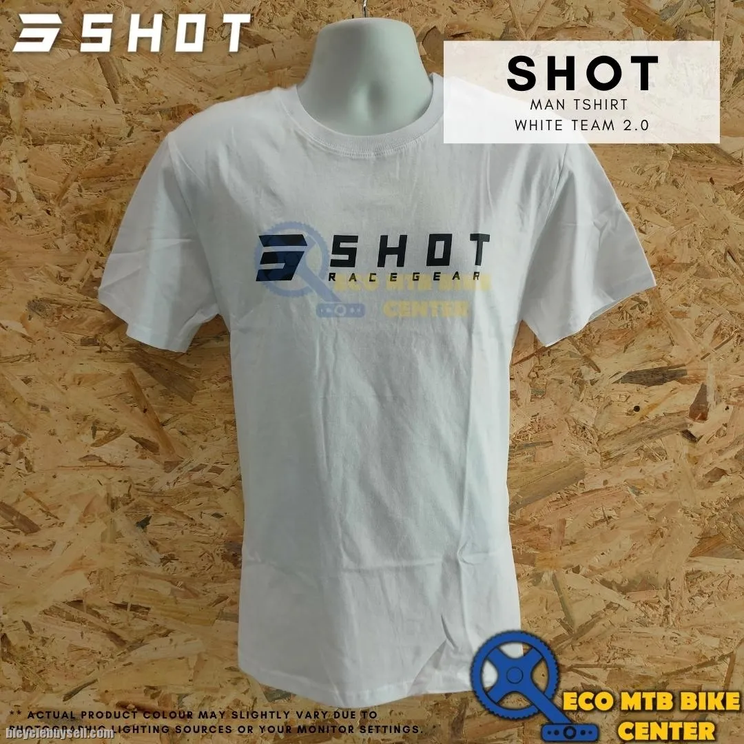 SHOT T-SHIRT MAN BLACK / WHITE TEAM