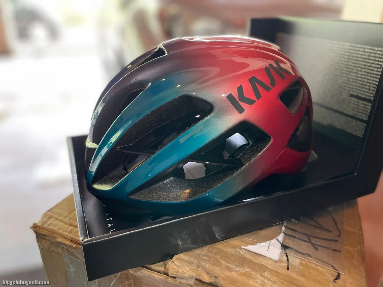 Original Paul Smith Kask Protone Artist Stripe Fade