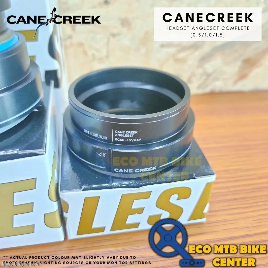 CANE CREEK HEADSET ANGLESET COMPLETE (0.5/1.0/1.5)- ZS44/28.6 | EC56/40 BLACK