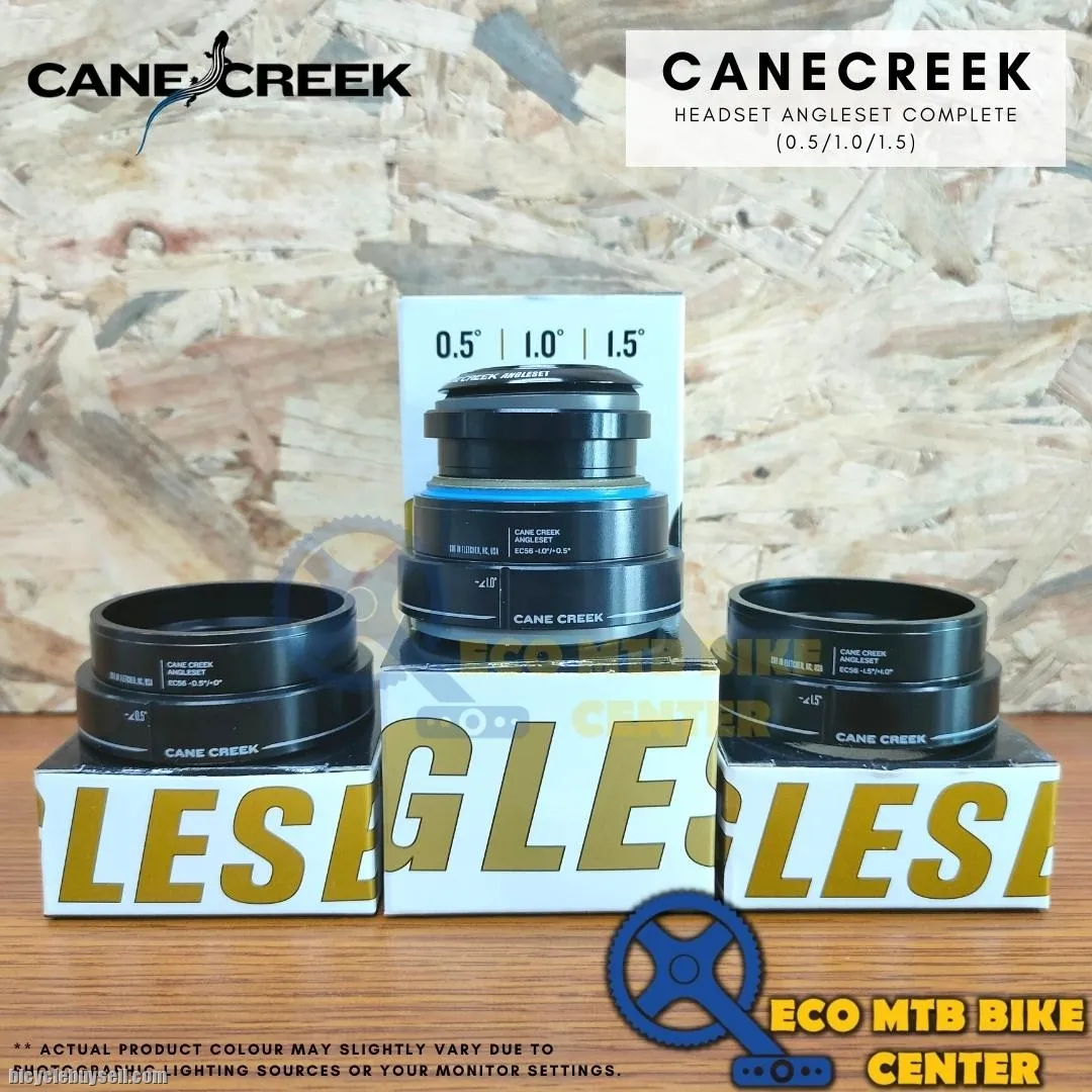 CANE CREEK HEADSET ANGLESET COMPLETE (0.5/1.0/1.5)- ZS44/28.6 | EC56/40 BLACK