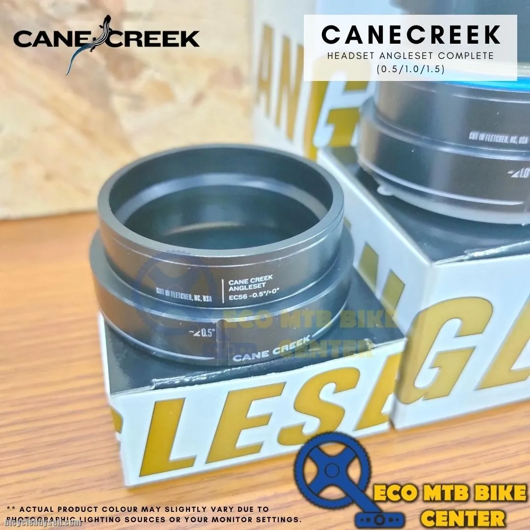 CANE CREEK HEADSET ANGLESET COMPLETE (0.5/1.0/1.5)- ZS44/28.6 | EC56/40 BLACK