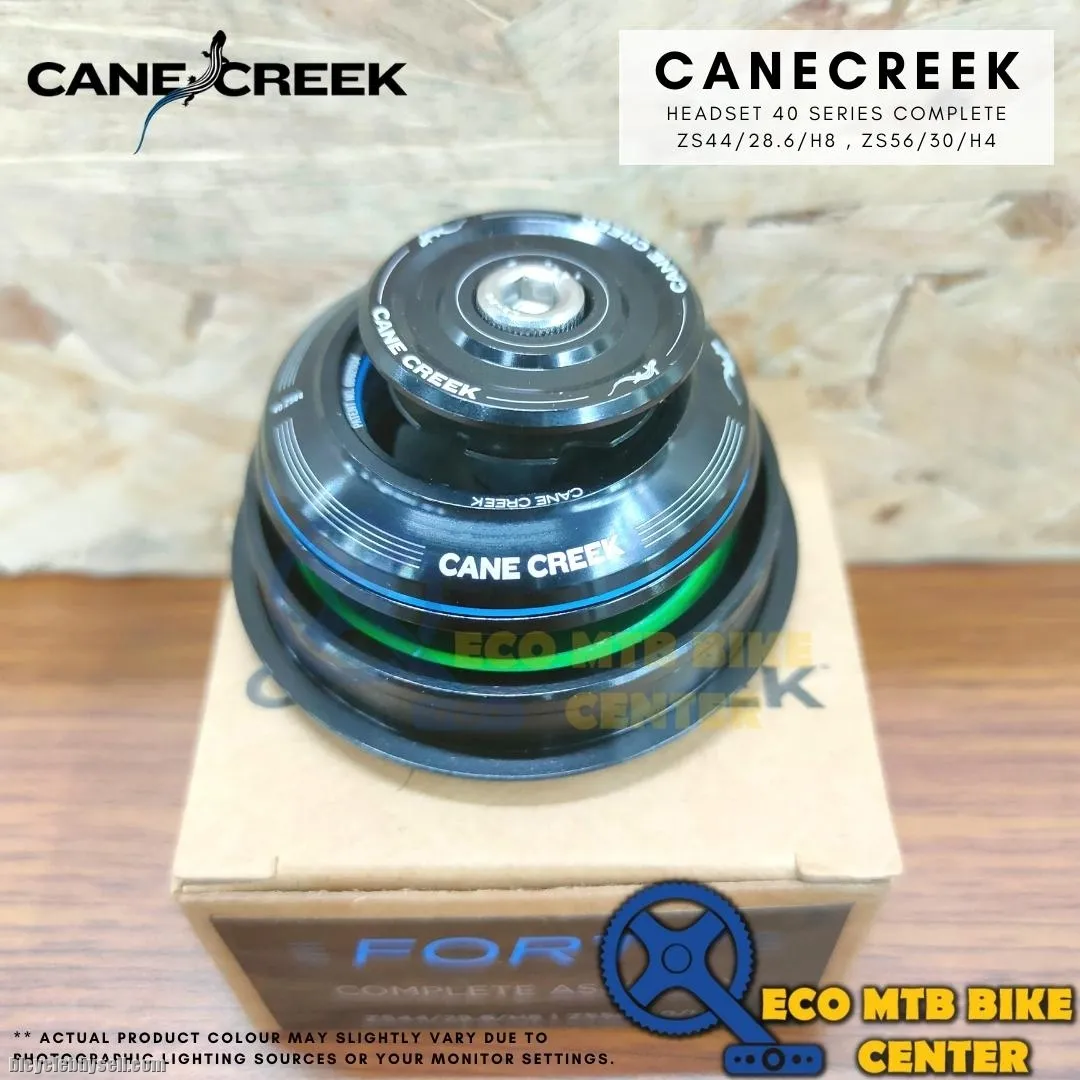 CANE CREEK HEADSET 40 SERIES COMPLETE BLACK - ZS44/28.6/H8,ZS56/30/H4