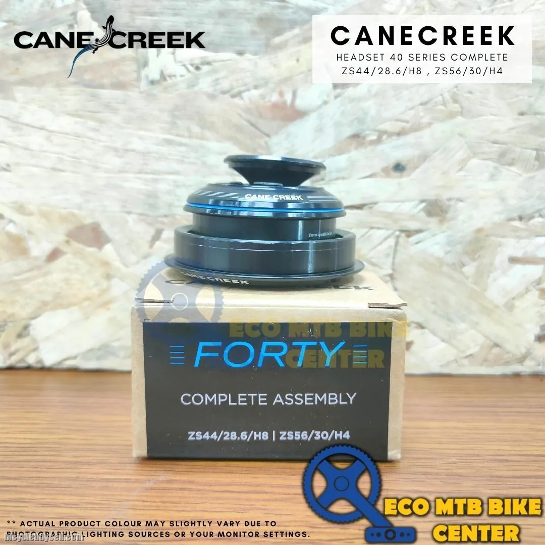 CANE CREEK HEADSET 40 SERIES COMPLETE BLACK - ZS44/28.6/H8,ZS56/30/H4