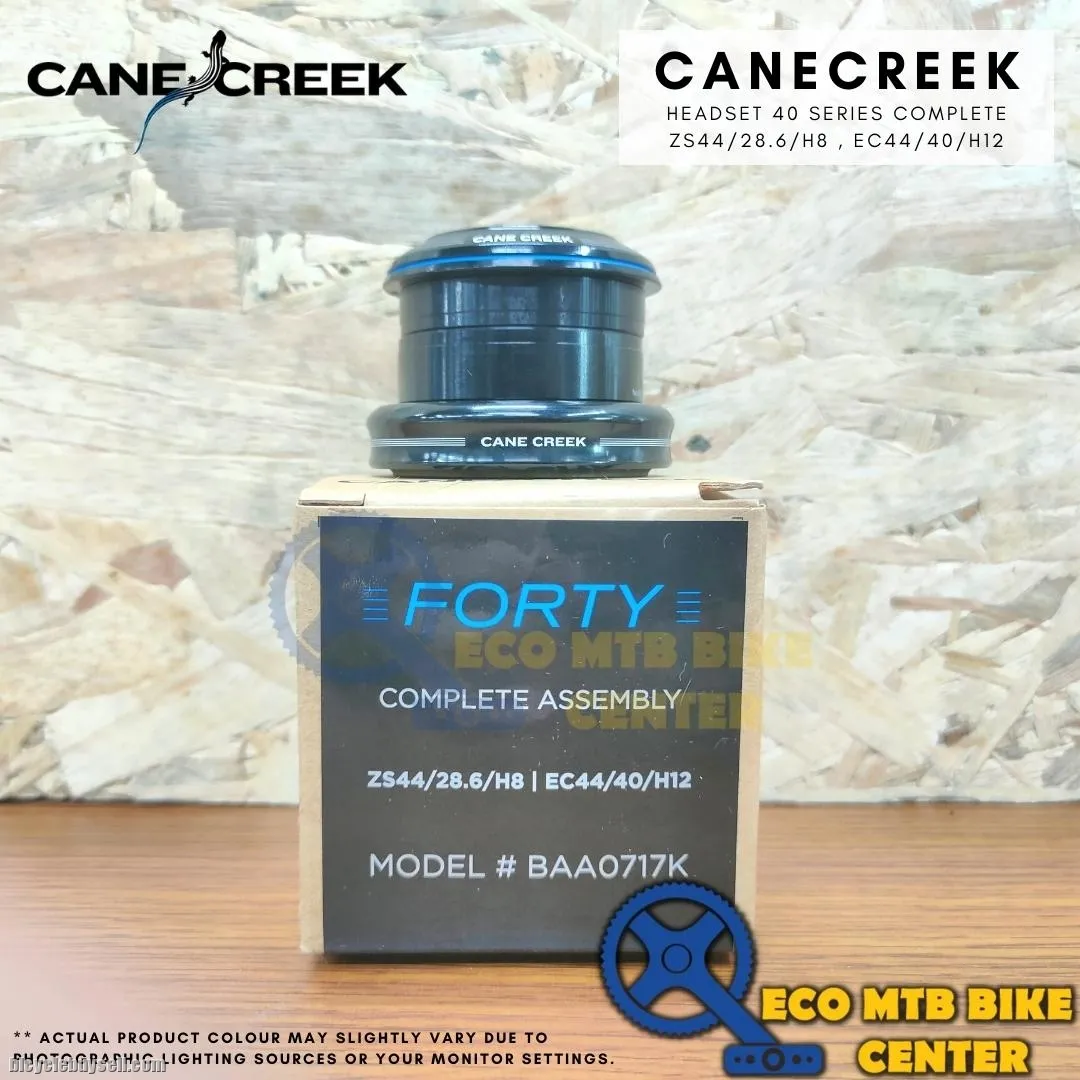 CANE CREEK HEADSET 40 SERIES COMPLETE SHORT COVER 1.5 STEERER ZS44/28.6/H8|EC44/40/H12