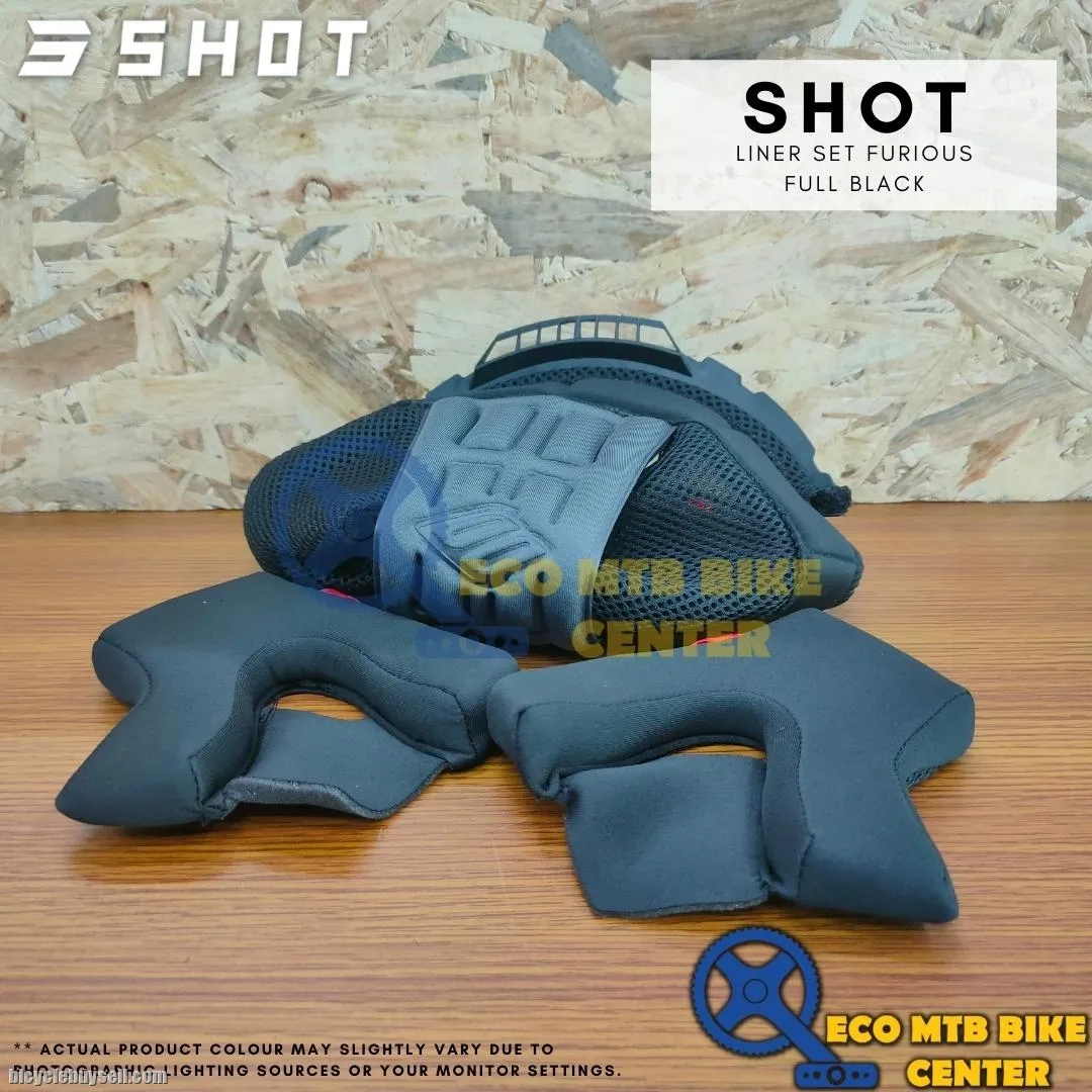 SHOT LINNER SET FURIOUS FULL BLACK SM