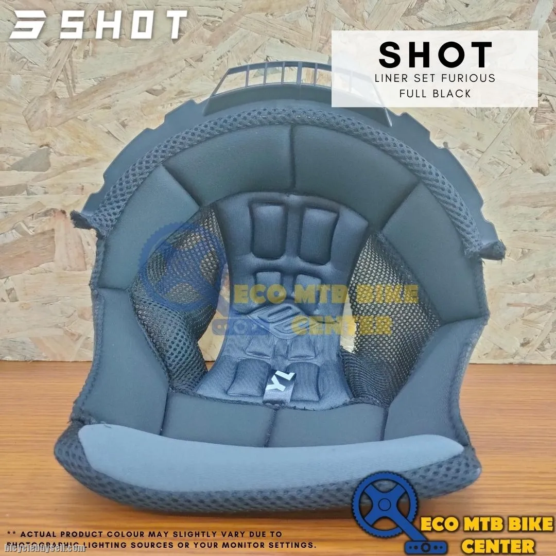 SHOT LINNER SET FURIOUS FULL BLACK SM